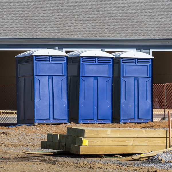 is there a specific order in which to place multiple porta potties in Cape Elizabeth Maine